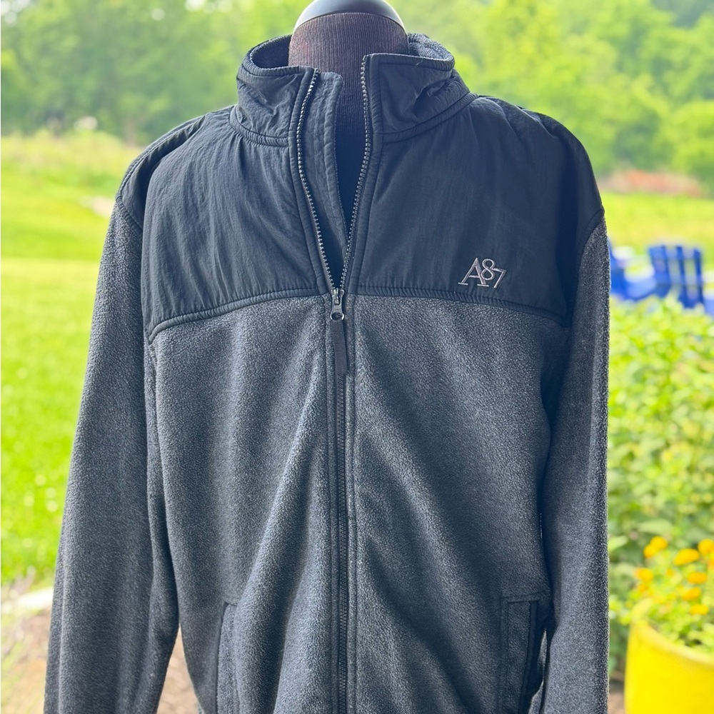 Aeropostale Black and Gray Men's Jacket